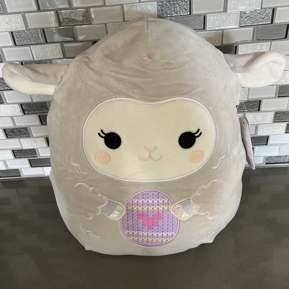 Squishmallows Easter Squad 2023 OLANA The Lamb Holding Easter Egg 14โ BRAND NEW - Picture 3 of 16